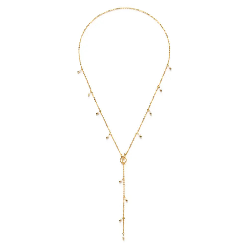 Beaded Lariat Necklace