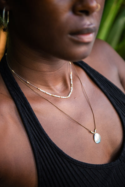Journey Necklace - Mother of Pearl