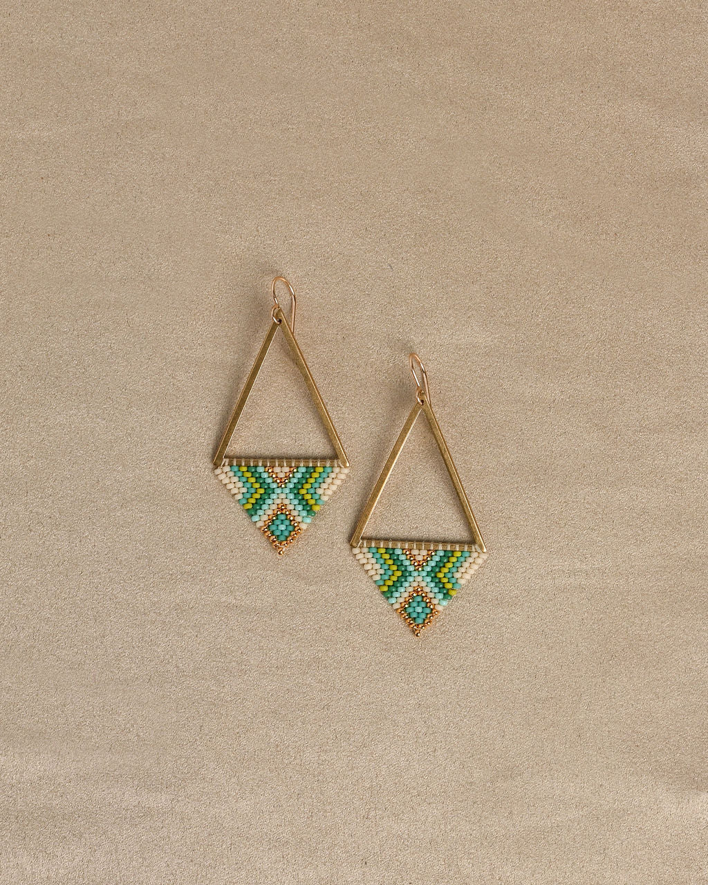 Beaded Vela Earrings