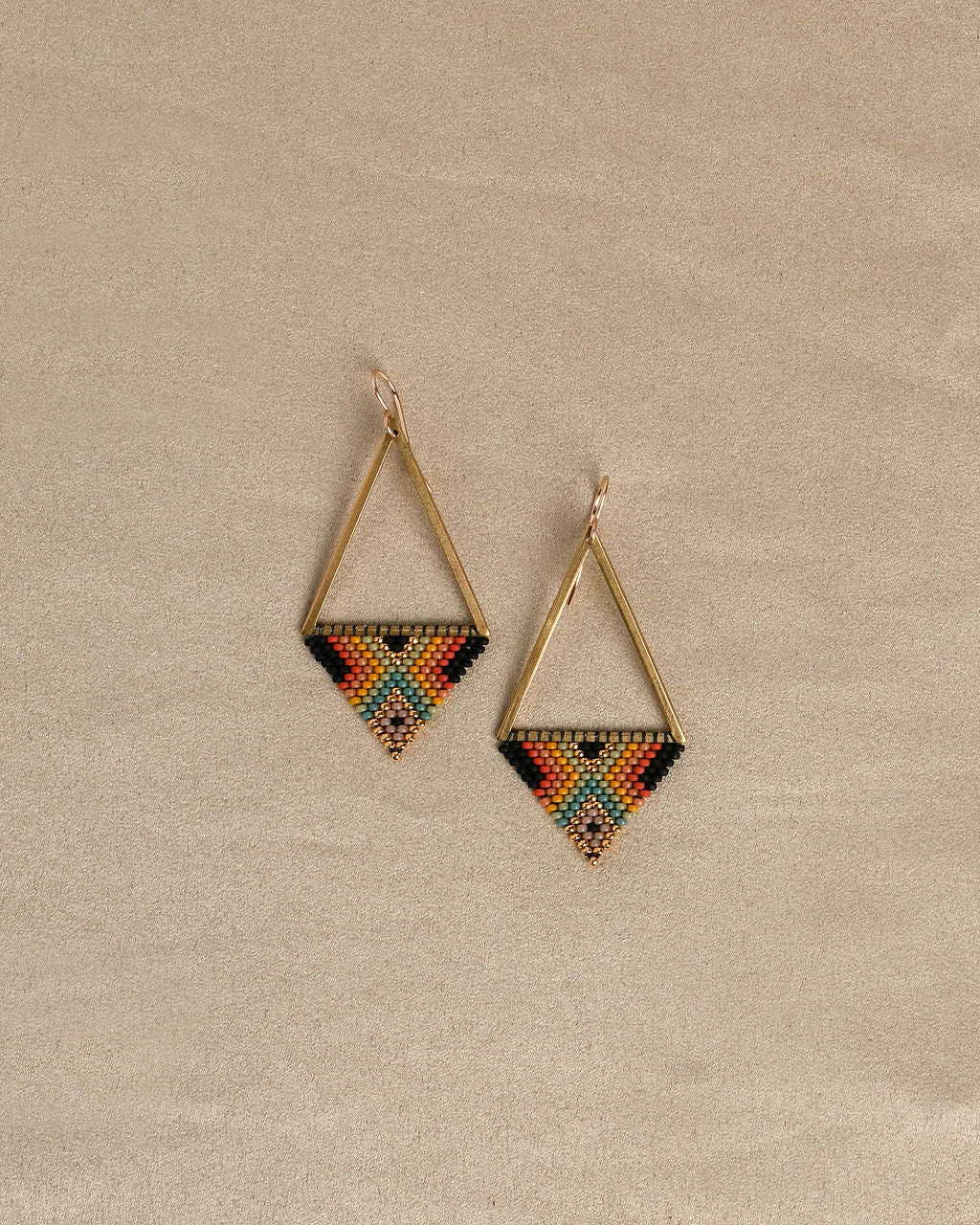 Beaded Vela Earrings