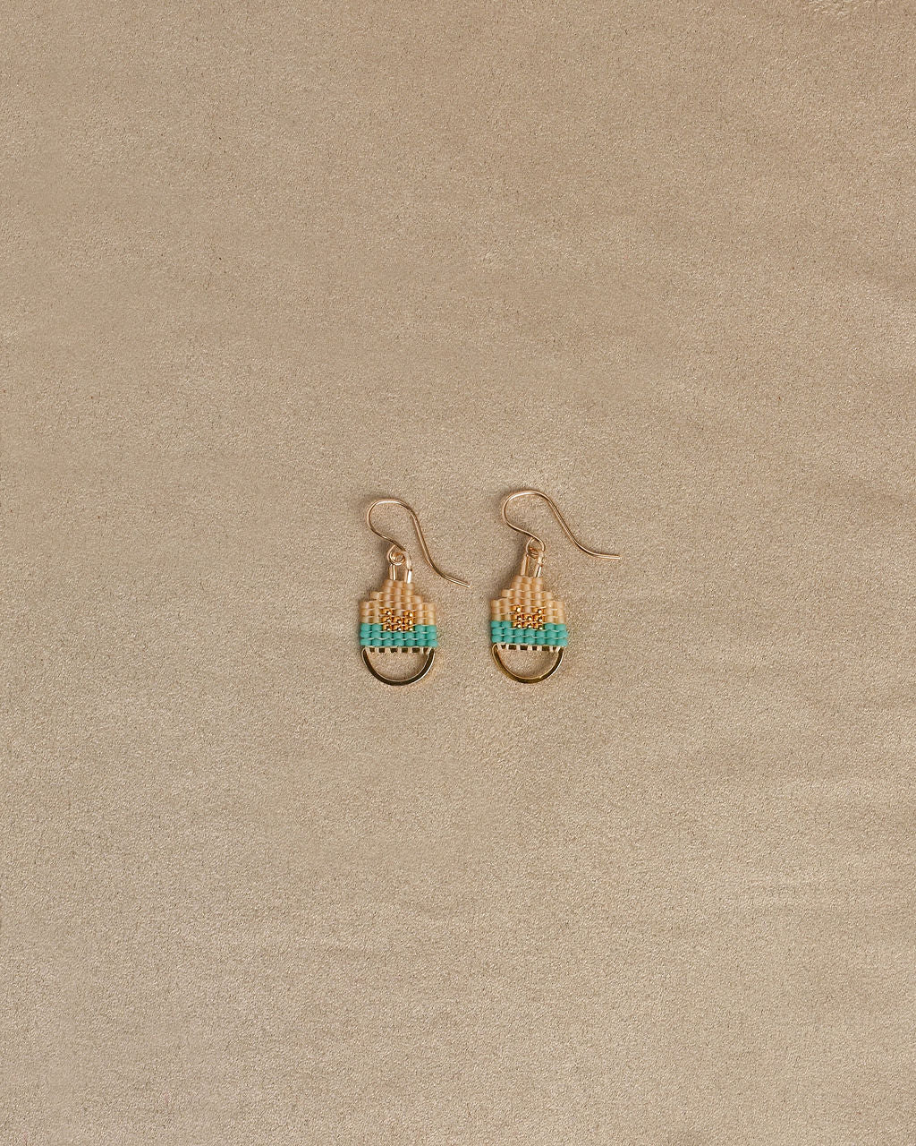 Beaded Mesa Earrings