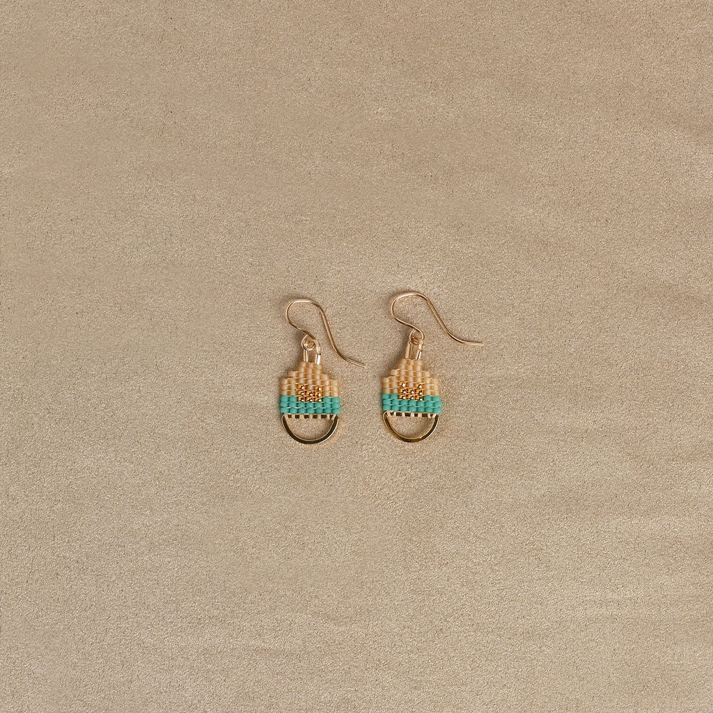Beaded Mesa Earrings