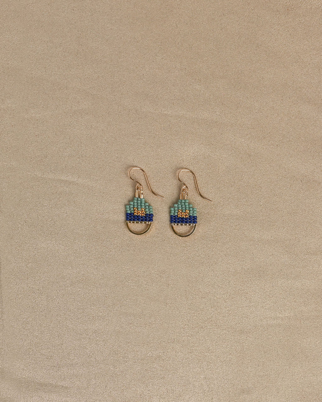 Beaded Mesa Earrings