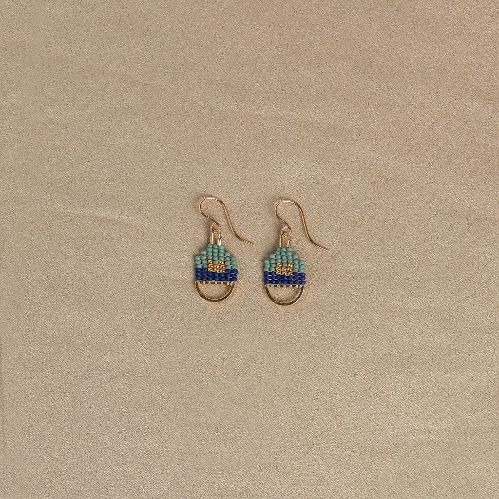 Beaded Mesa Earrings