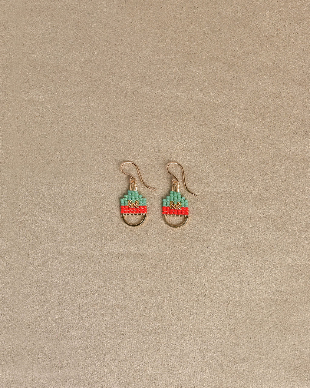 Beaded Mesa Earrings