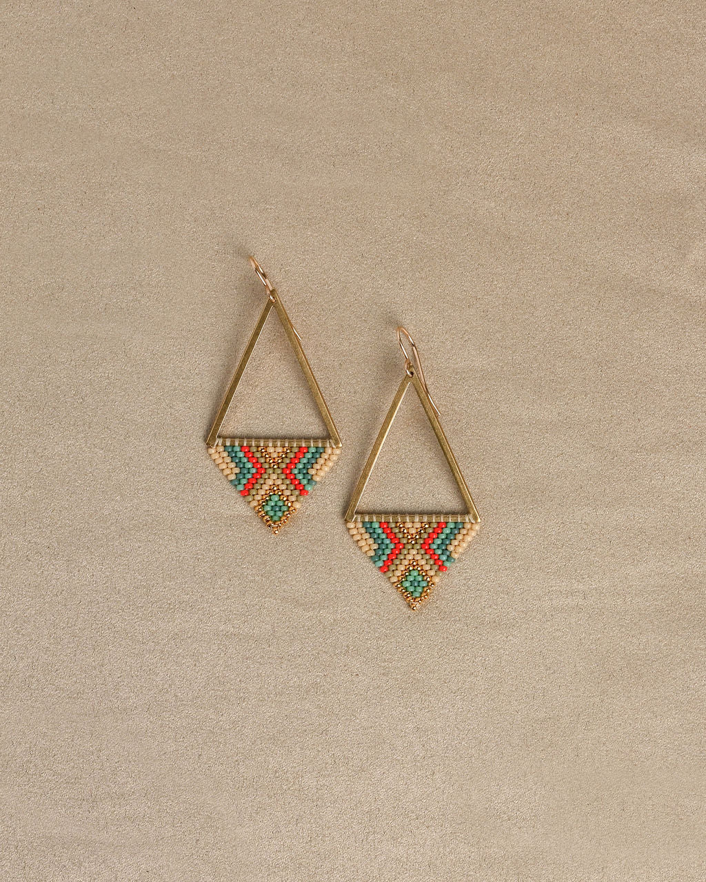 Beaded Vela Earrings