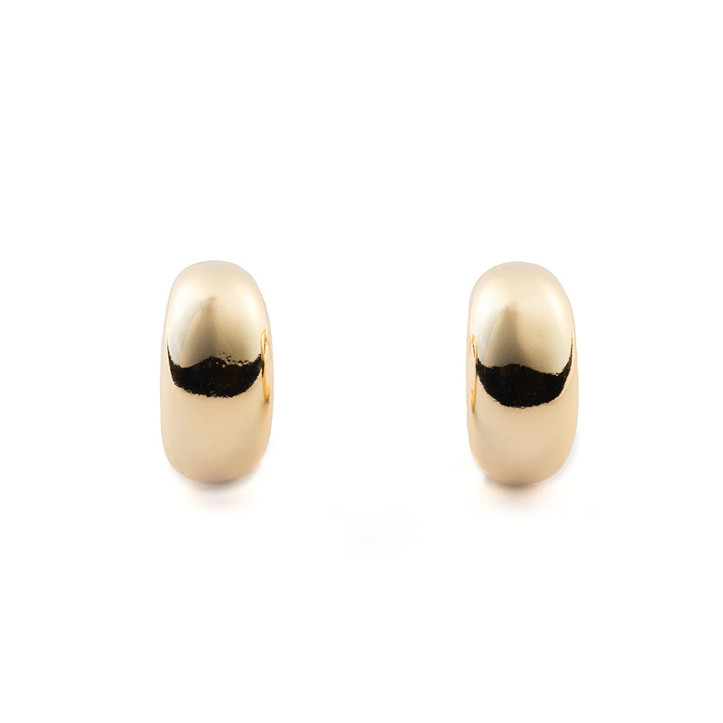 TC Post Earrings - Vintage Hoop