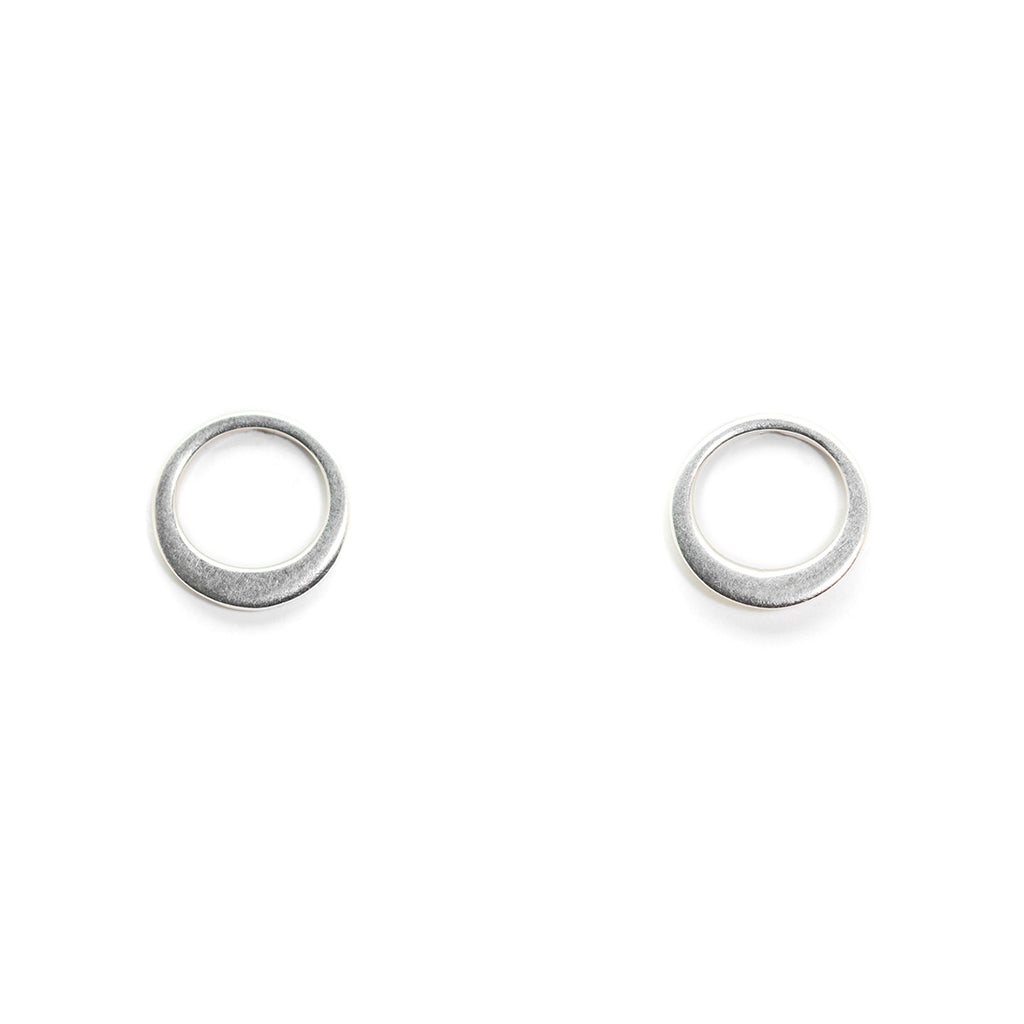 Tiny Charm Post Earrings - Circle of Life
