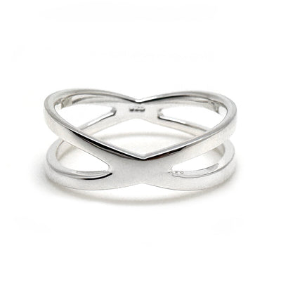 Criss Cross Ring - Silver