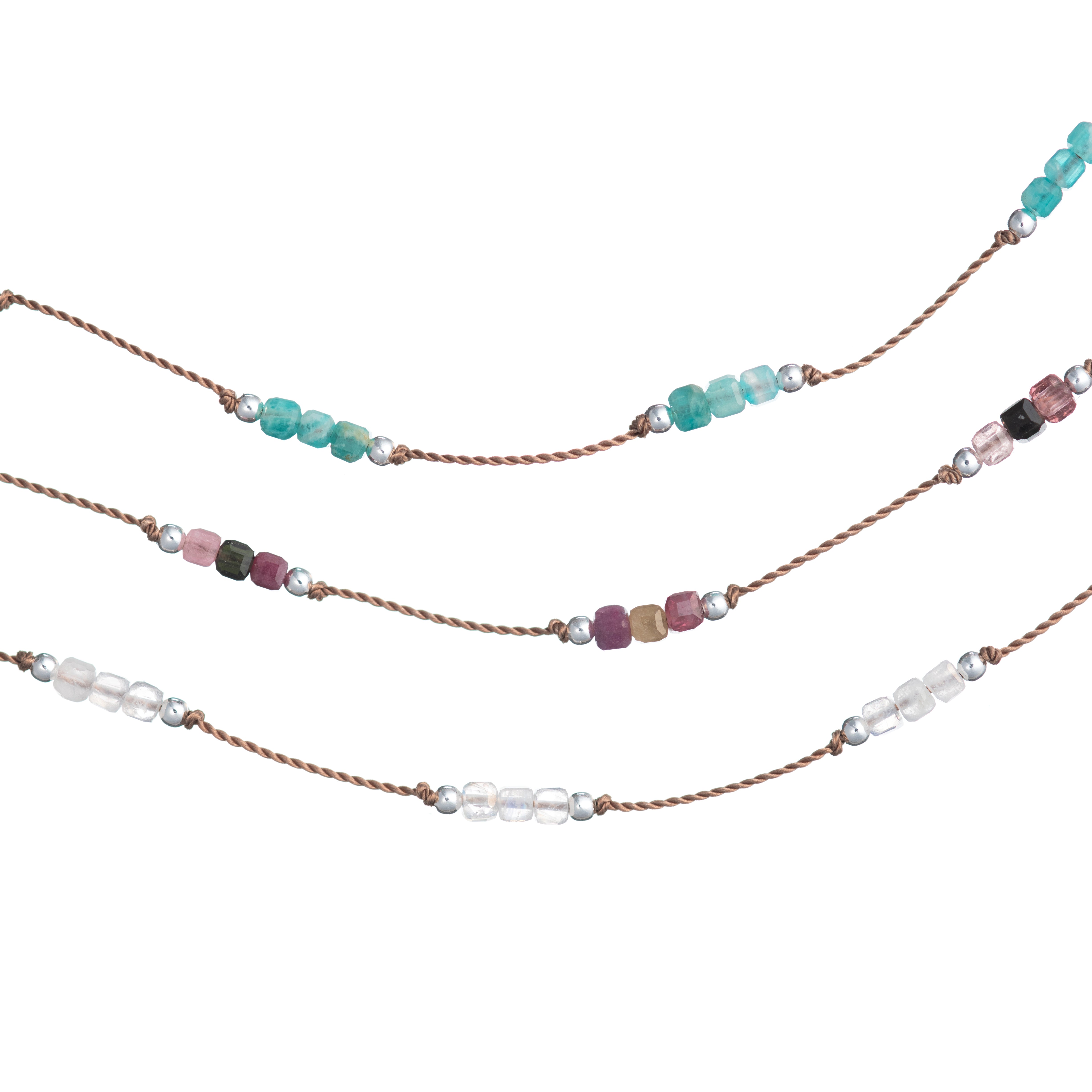 Gemstone Trail Necklace