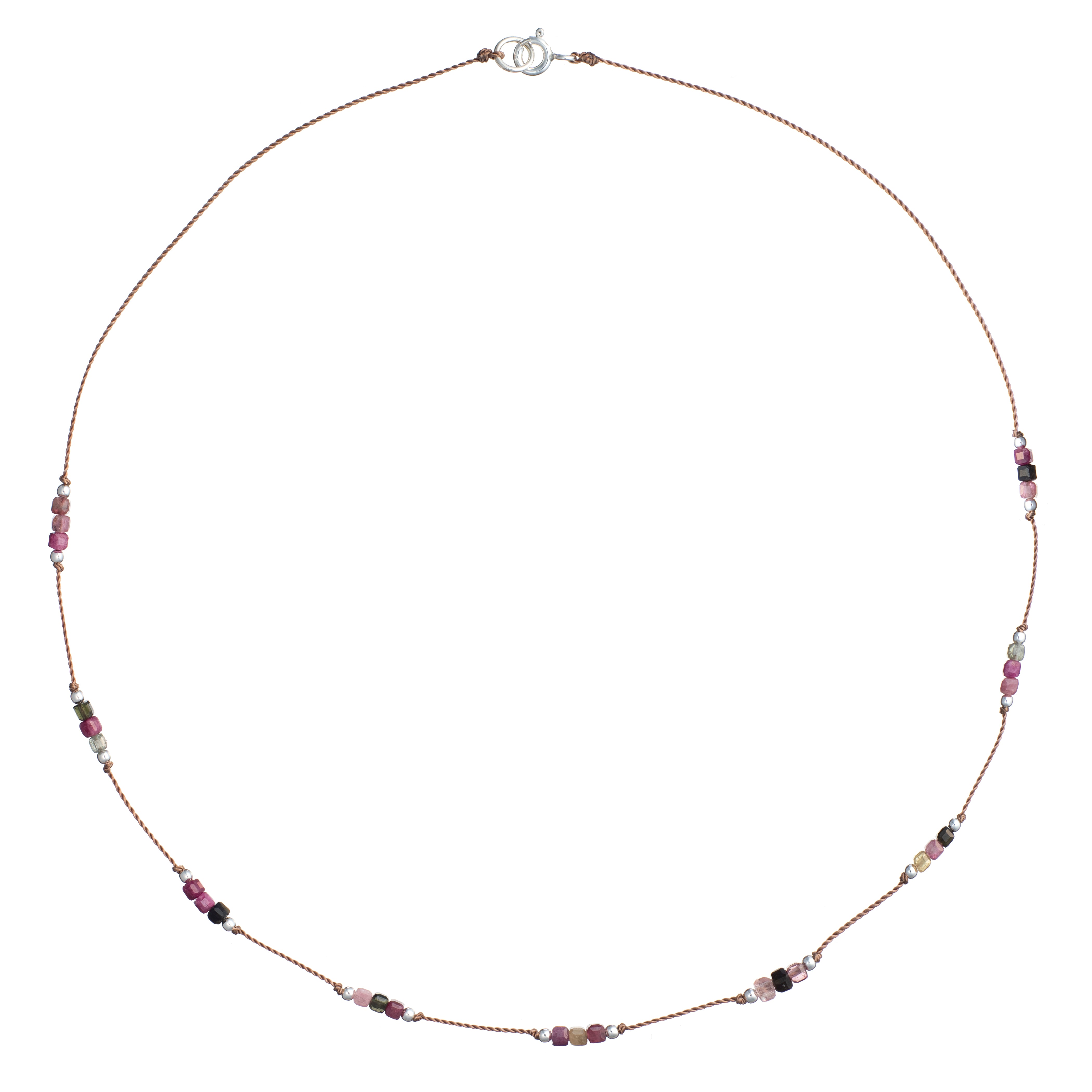 Gemstone Trail Necklace