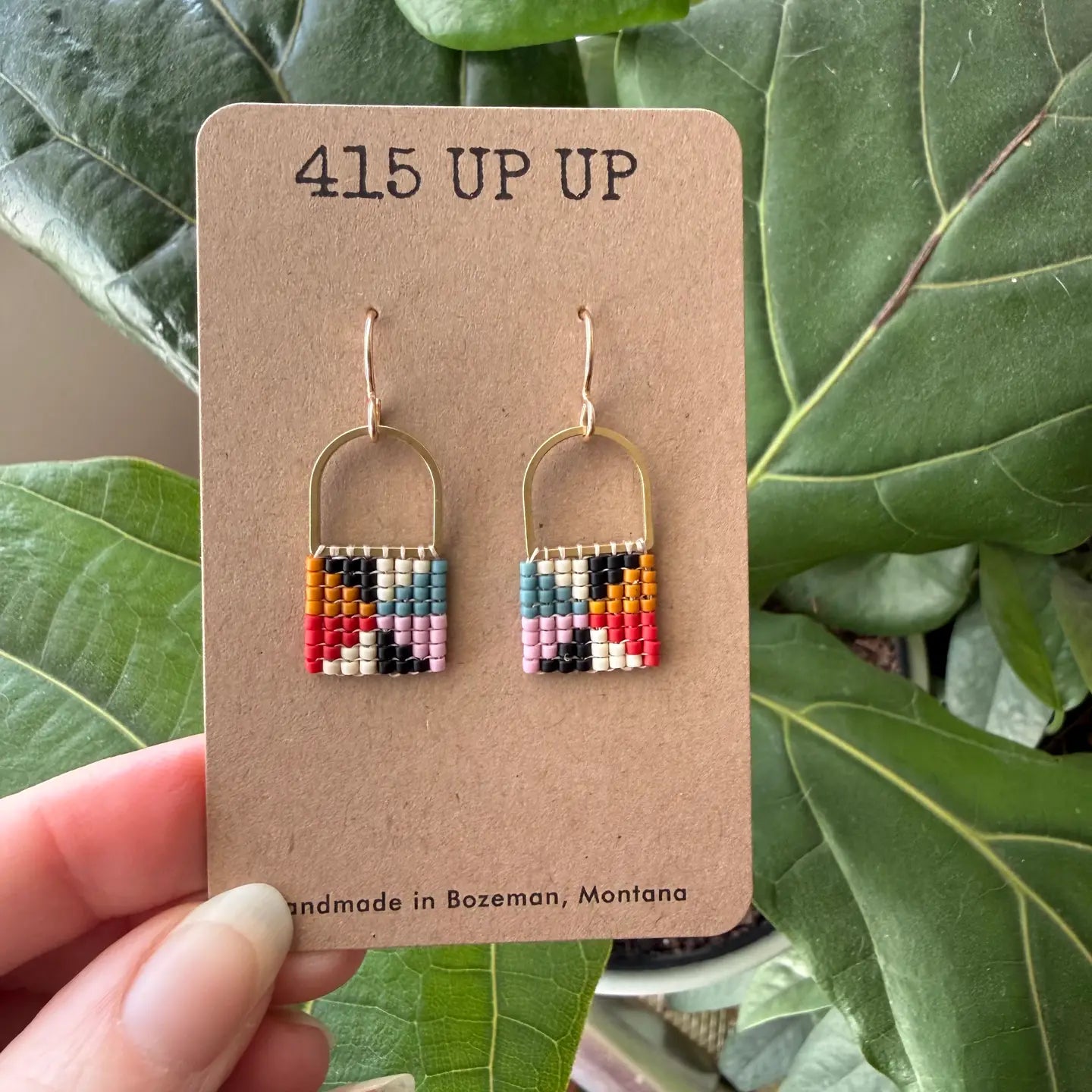 Lox Triangle Earrings