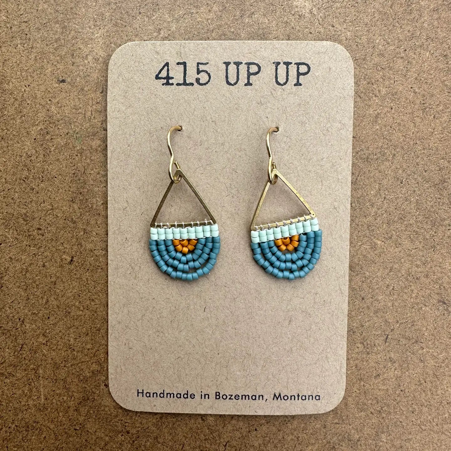 Beaded Arch Earrings