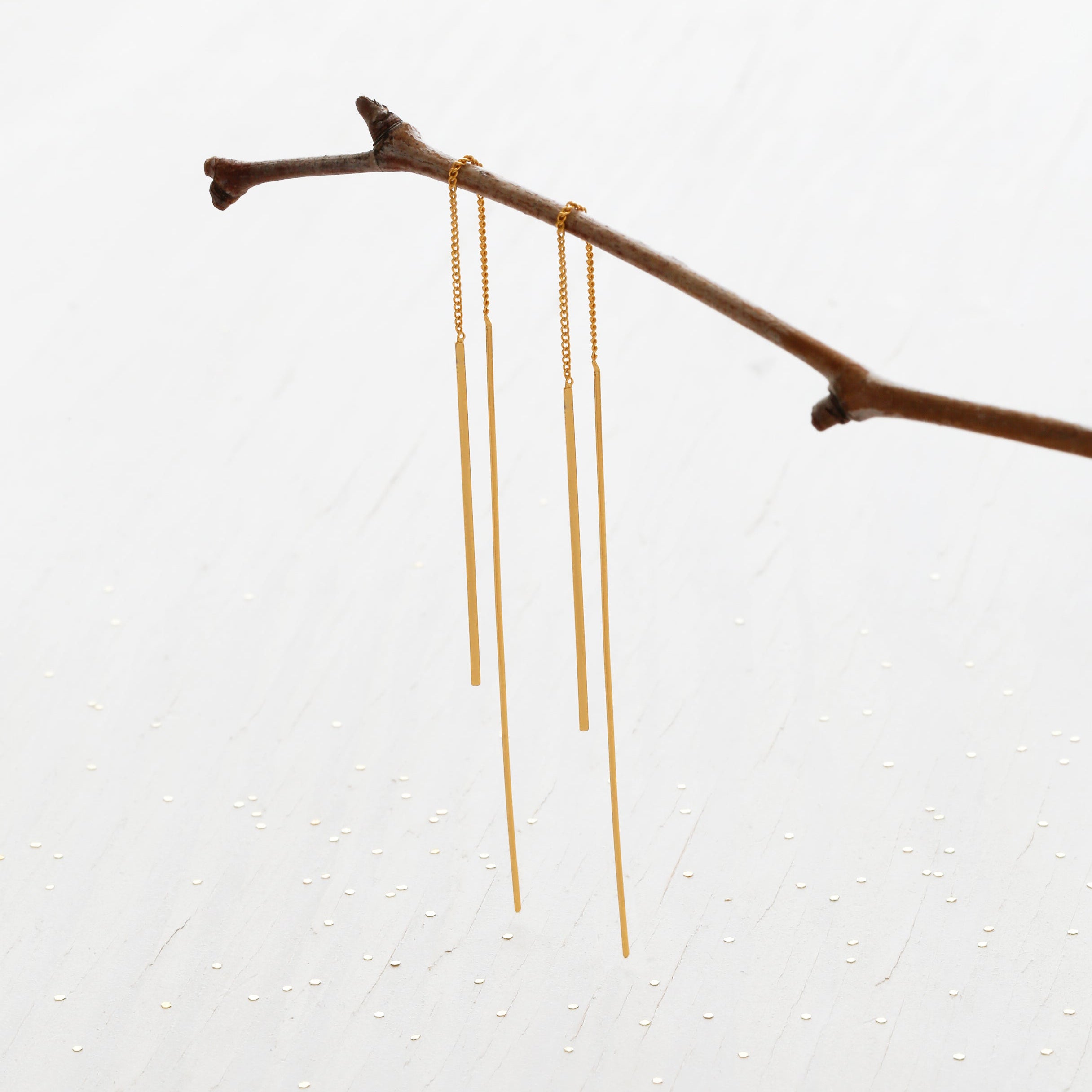 Needle and Thread Earrings