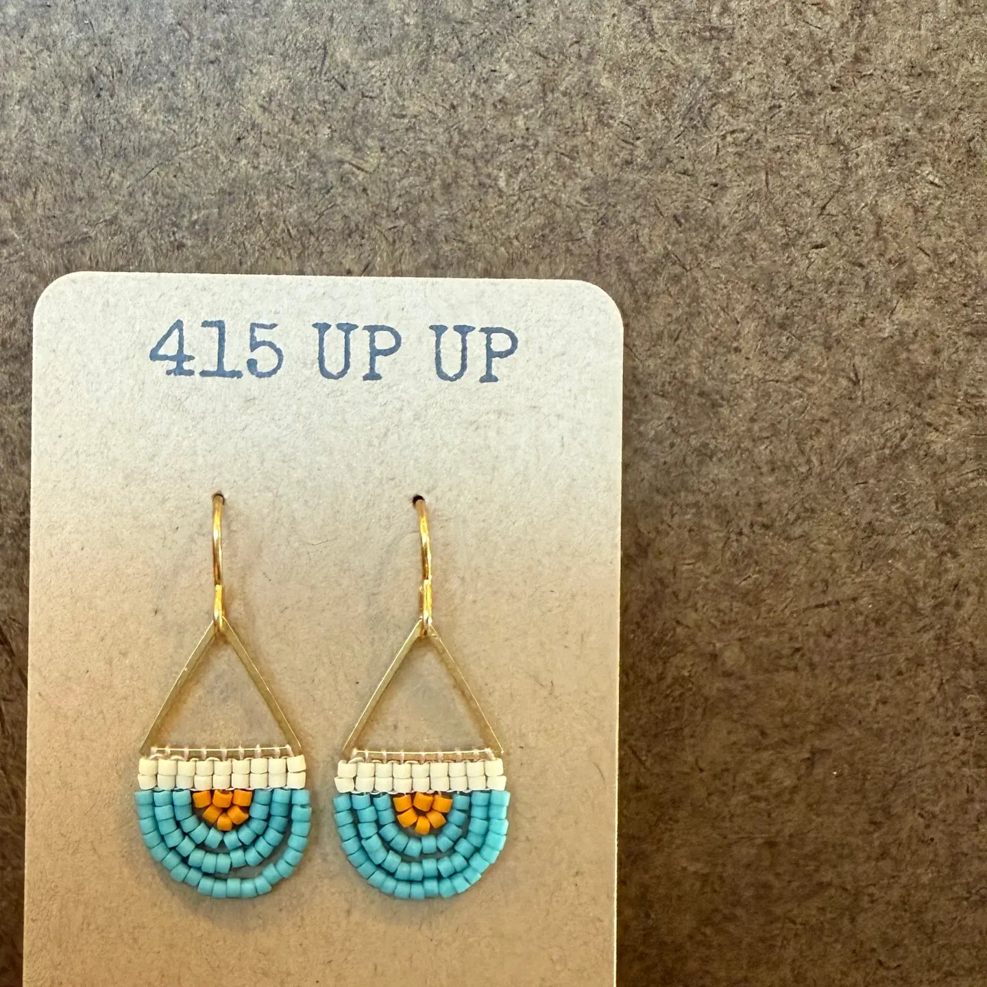 Beaded Arch Earrings