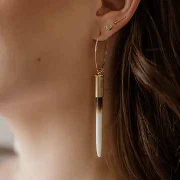 THE ORIGINAL: Yellowstone Beth Dutton Porcupine Quill Earrings - Short