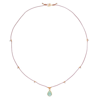 Our Gemstone necklace is adjustable, delicate yet durable, a Bronwen Jewelry favorite. Perfect for your active lifestyle.