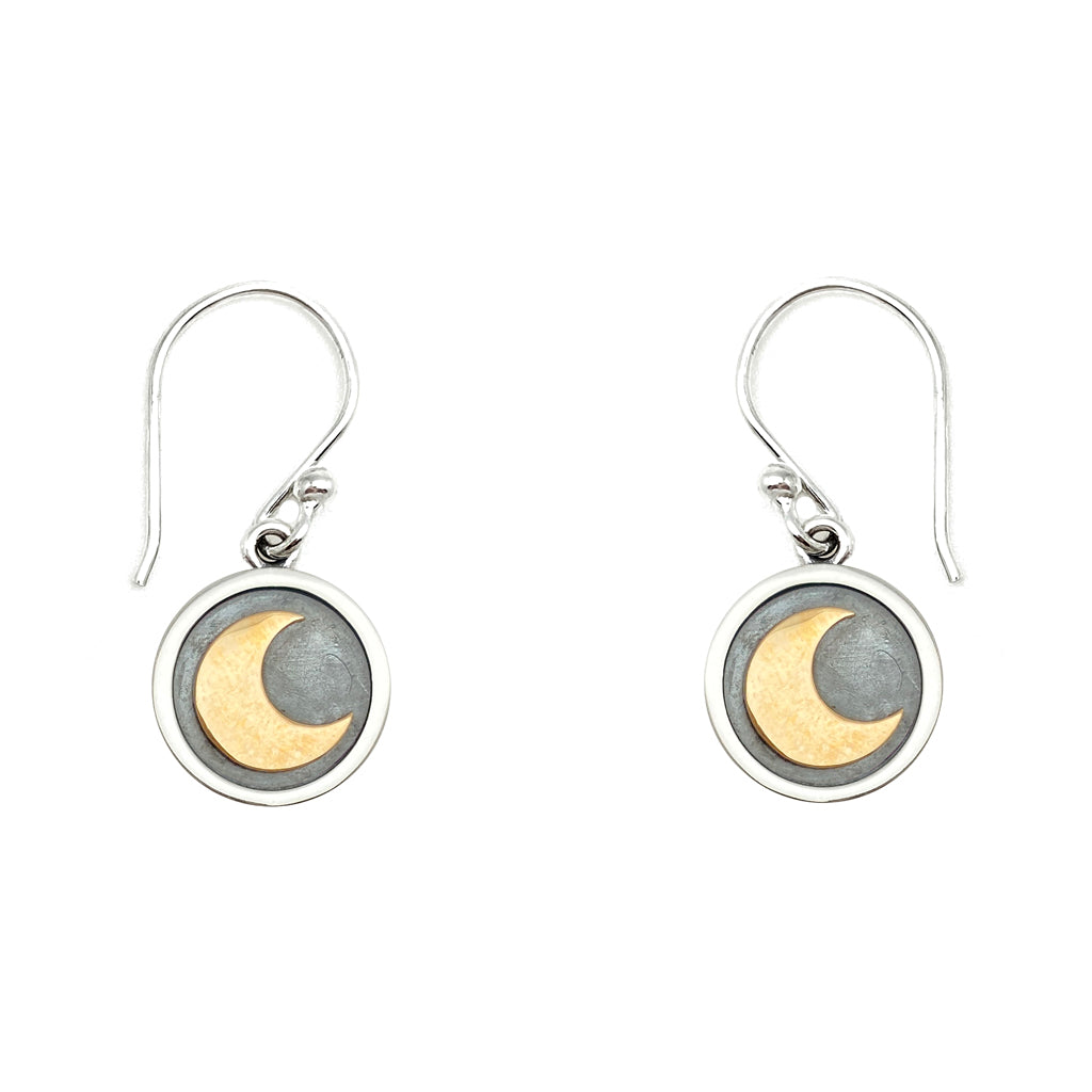 Active Charm Earrings - Crescent Moon