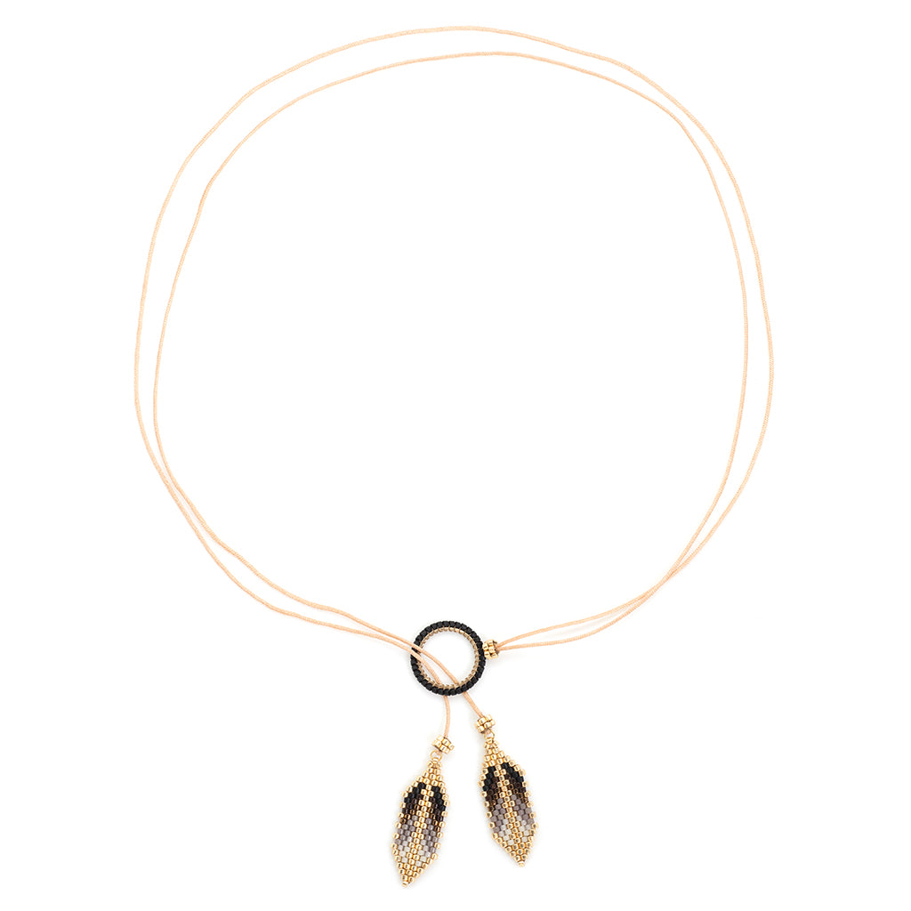 Ana Peregrina Pluma 'An Doble Necklace