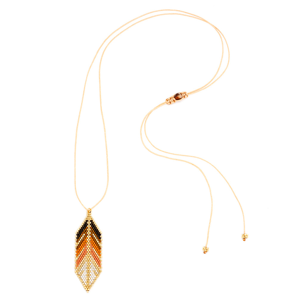 Ana Peregrina Large Pluma Necklace - Mole