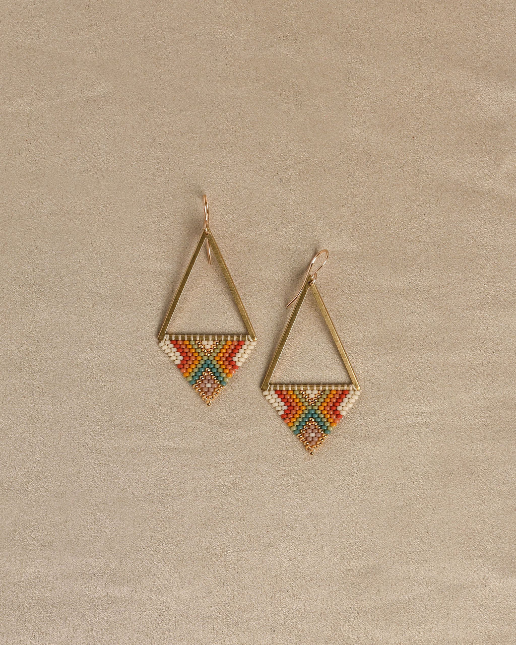 Beaded Vela Earrings