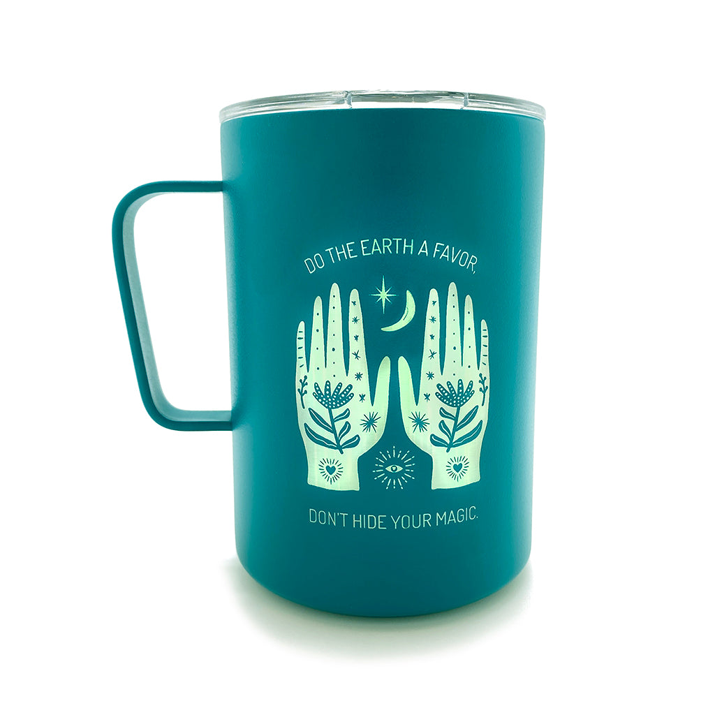 Bronwen 16oz Insulated Mug - Teal