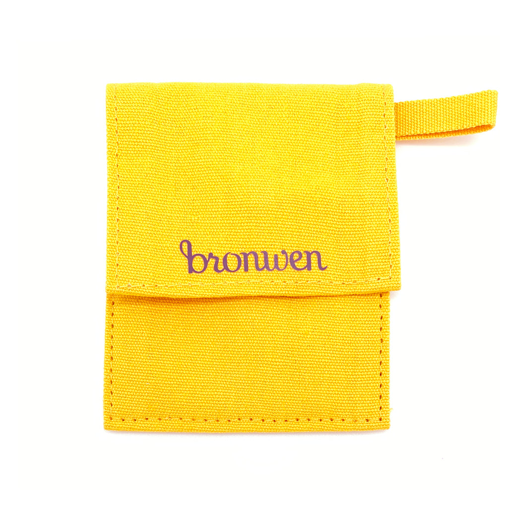 Bronwen Yellow Travel Pouch
