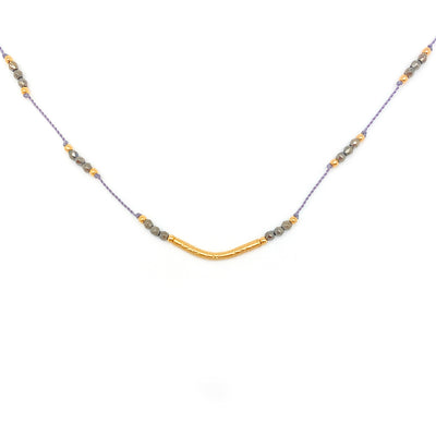 Crescendo Necklace - Pyrite (Backordered - Shipping by 6/10/24)
