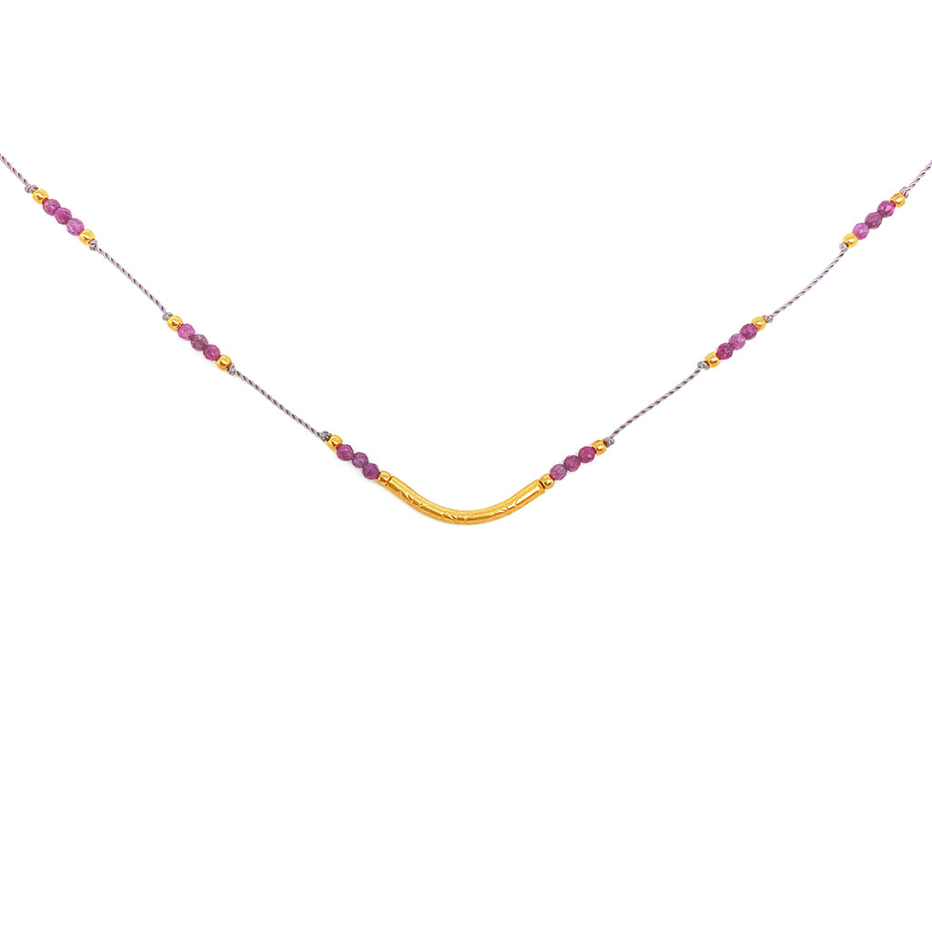 Crescendo Necklace - Ruby