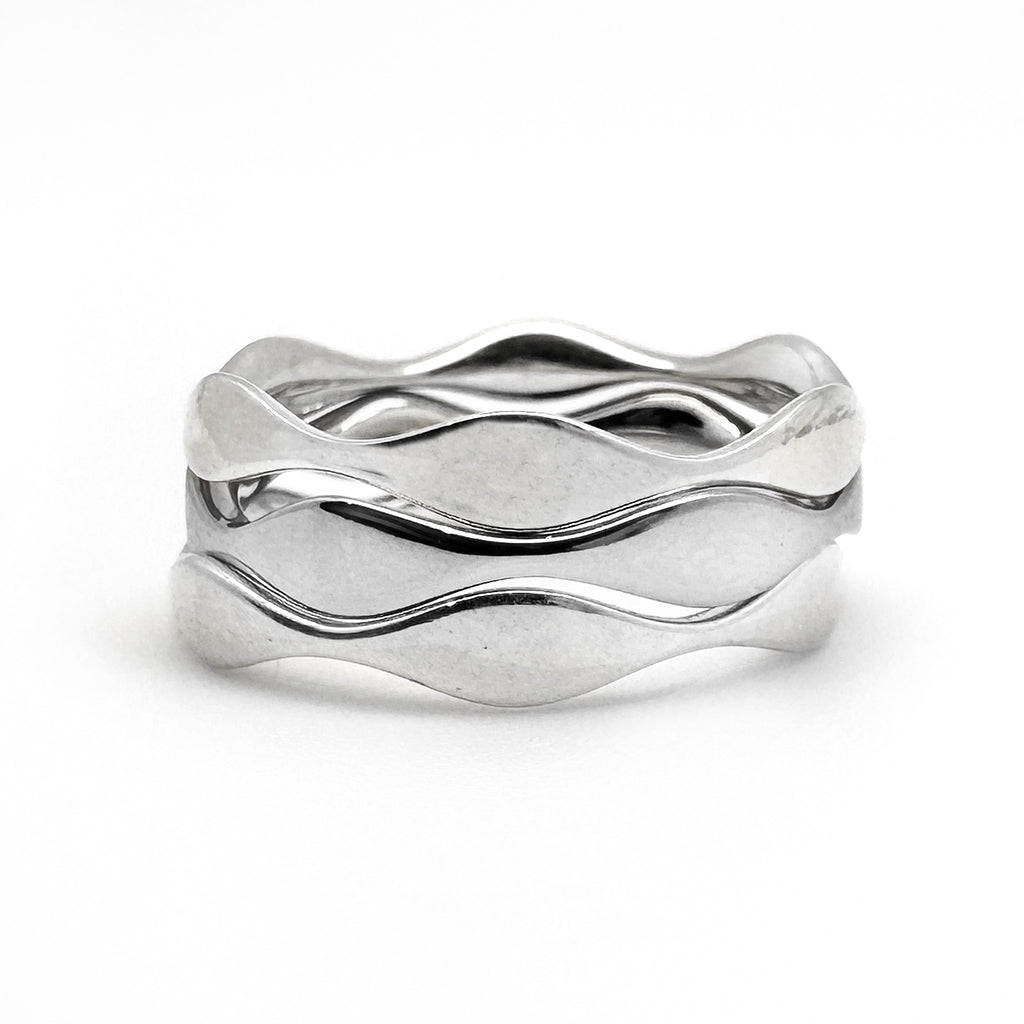 Friendship Rings - Set of 3 - Silver