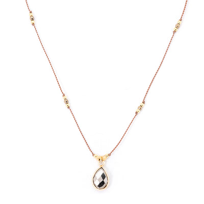 Gemstone Necklace - Pyrite