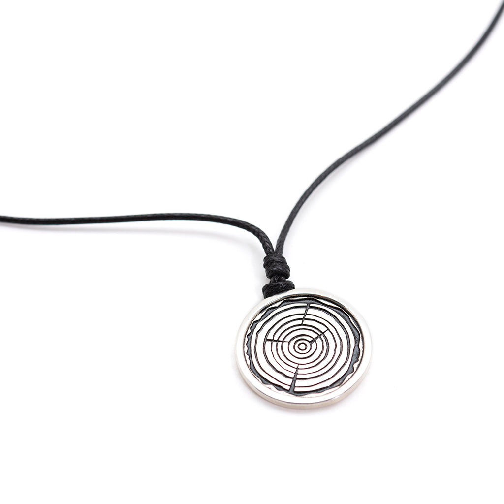 His Tree Rings Necklace