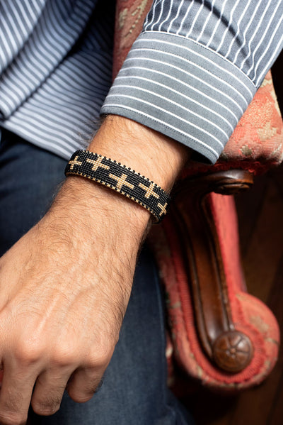 Honor Glass Cuff Medium Mens