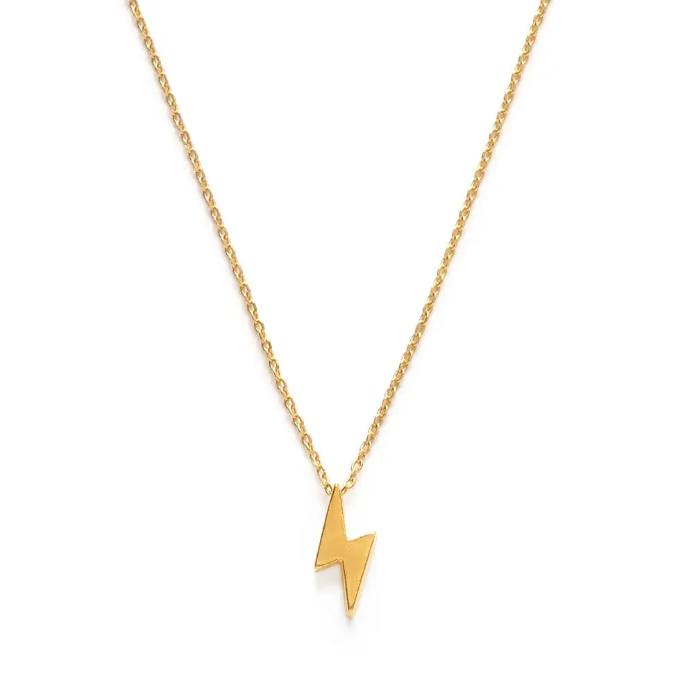 Tiny Lightening Bolt Necklace
