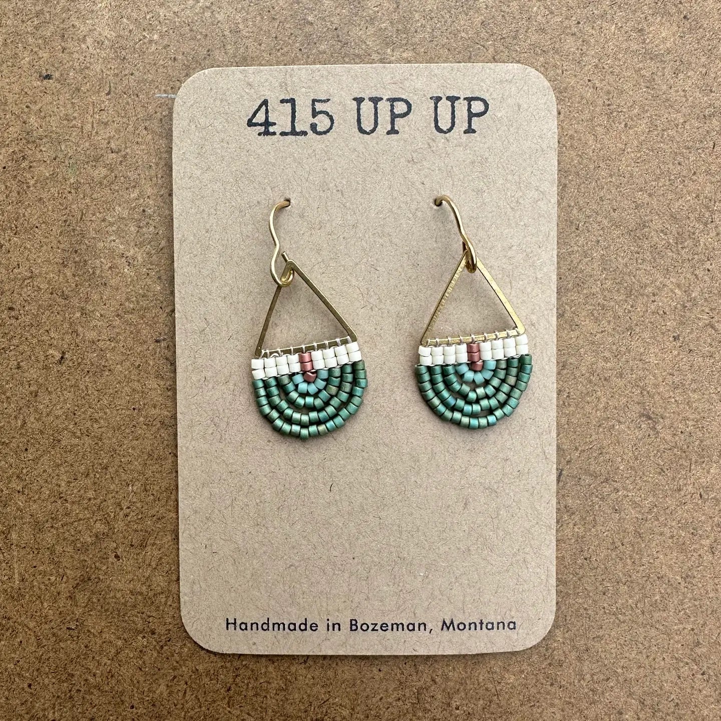 Beaded Arch Earrings