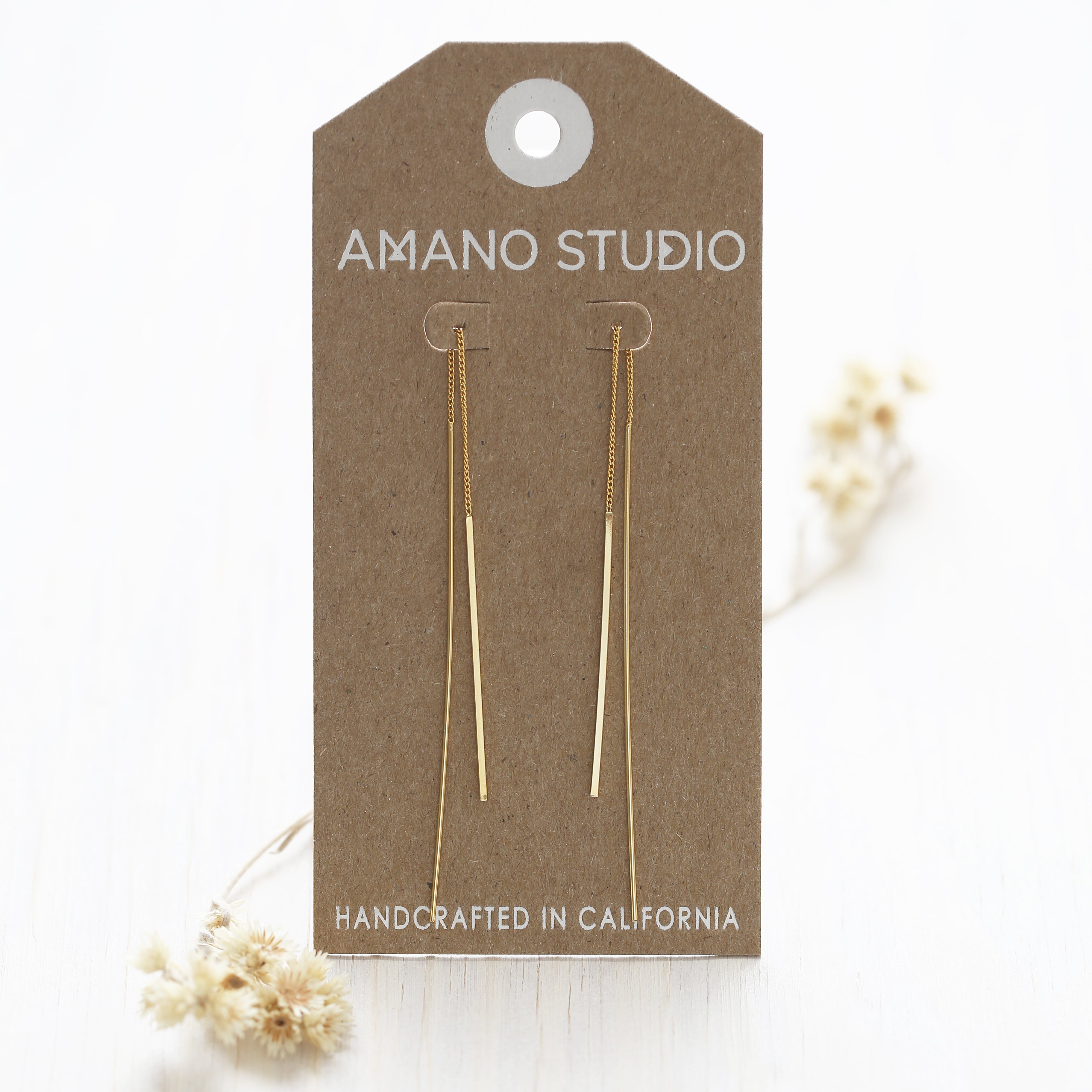 Needle and Thread Earrings