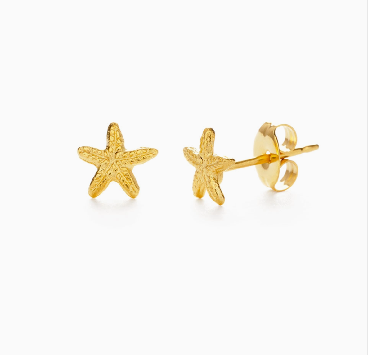 Tiny Starfish Stud Earrings