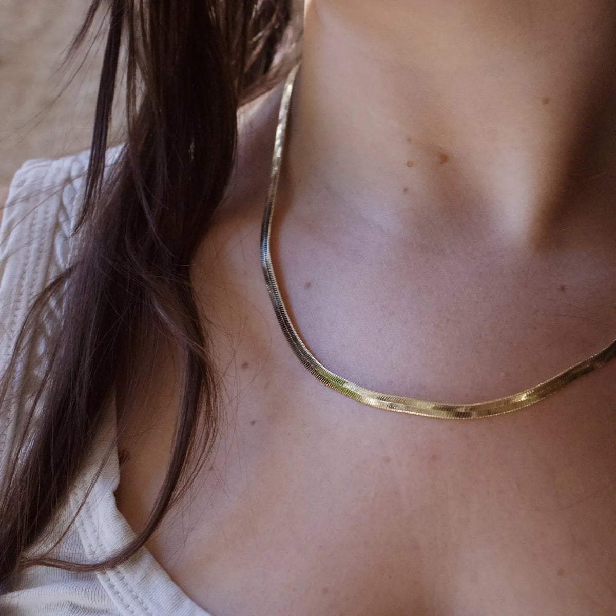 Sol Necklace Herringbone