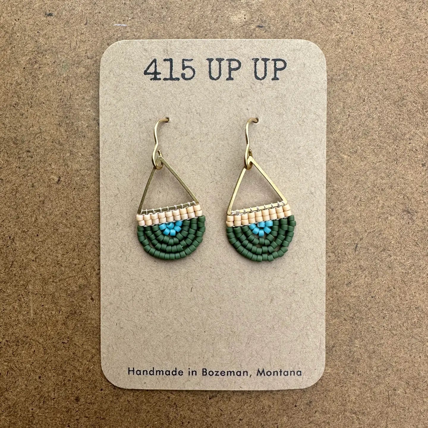 Beaded Arch Earrings