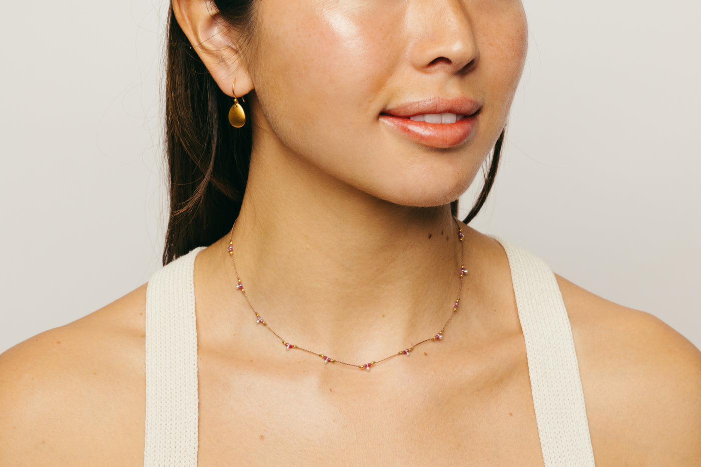 Trail Necklace - Ruby