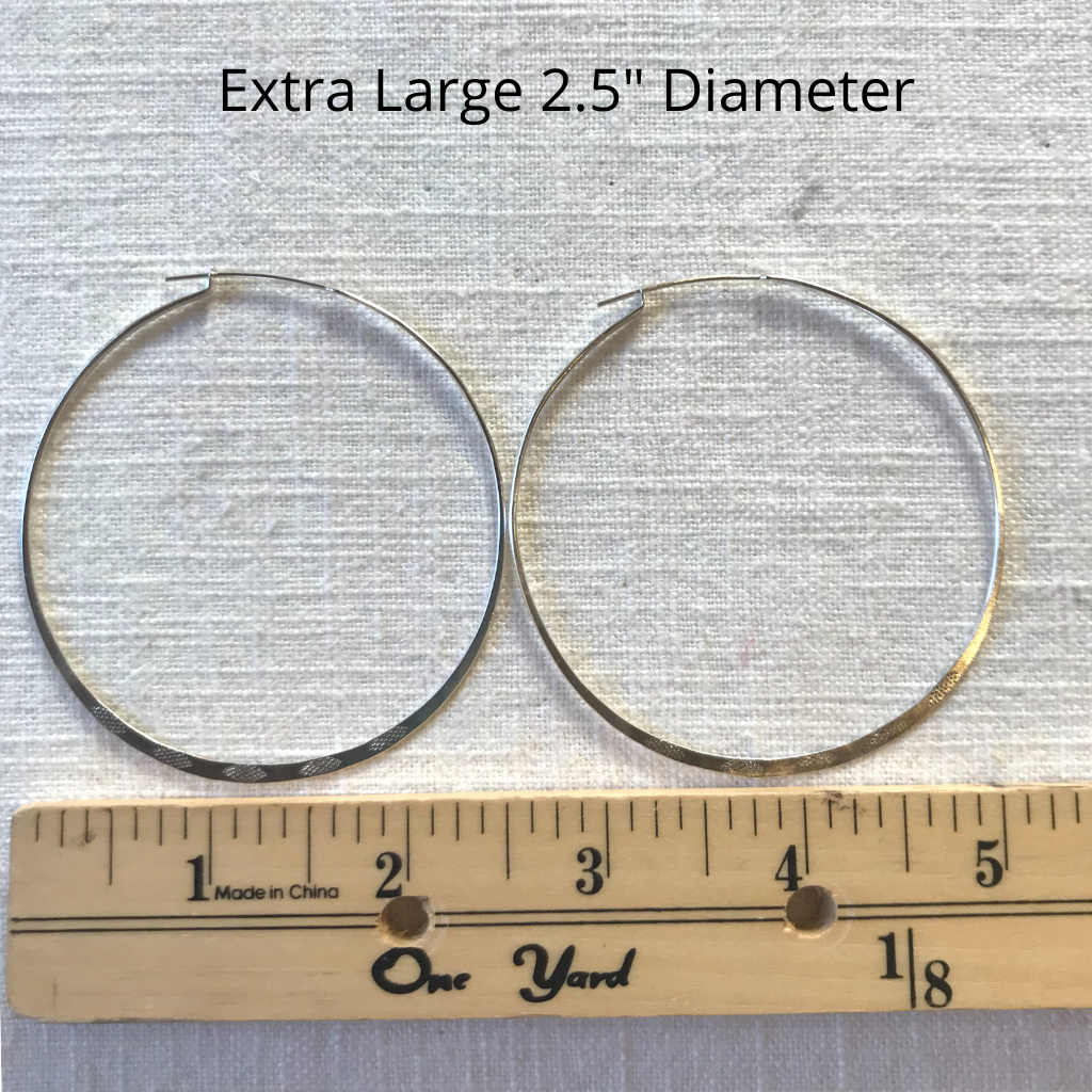 Standard Issue Hoop Earrings - Silver