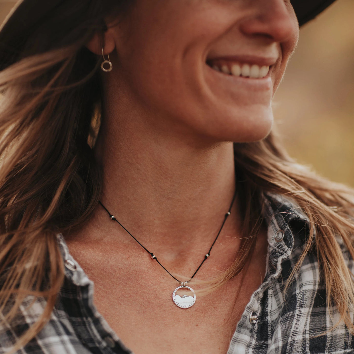 Our Three Sisters necklace is water worthy, strong and a Bronwen Jewelry favorite. Active jewelry for your active lifestyle.