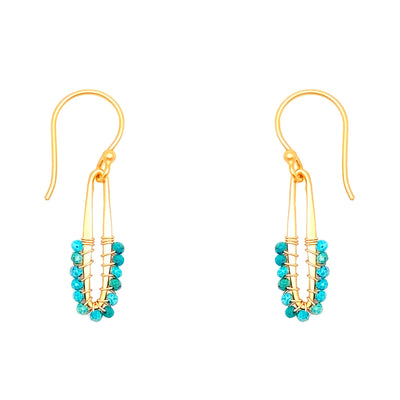 Verona Earrings - Turquoise
