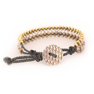 Beleza is a Bronwen Jewelry beaded beauty. Water worthy, elegant and adjustable for all your active pursuits.