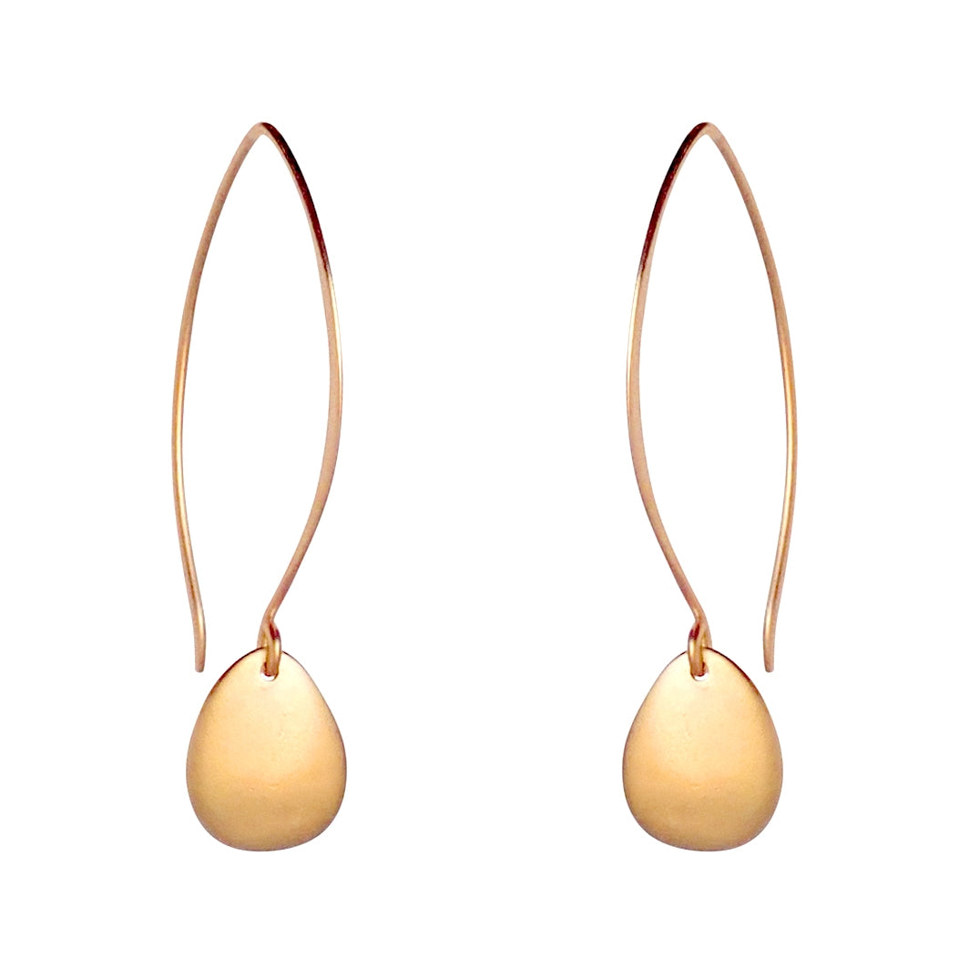 Catania earrings are delicate and durable. Long or short, silver or gold, these are a Bronwen Jewelry bestseller