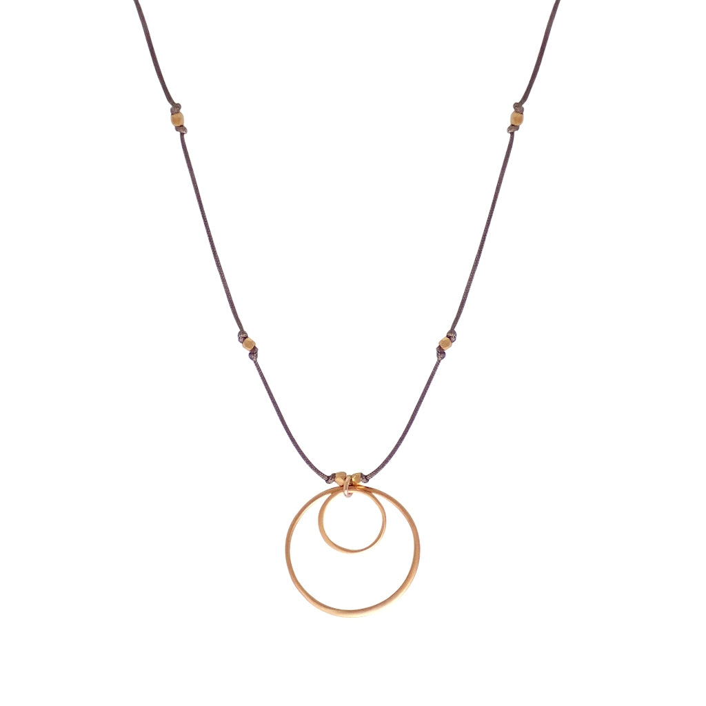 Our Eclipse necklace is water worthy, durable and a Bronwen Jewelry favorite. Beautiful jewelry for an active lifestyle.