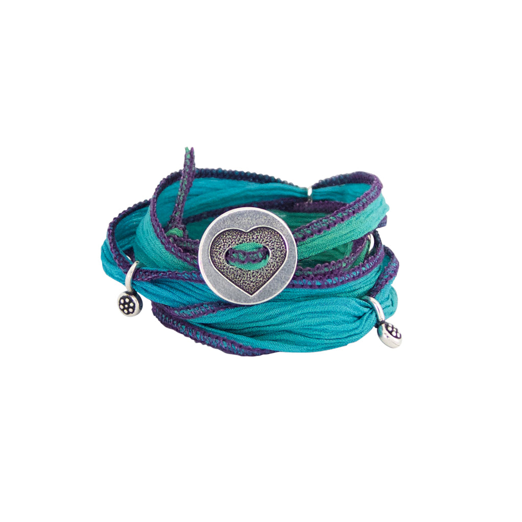 Our Kids Ribbon Wrap bracelets are colorful, adjustable and so cute. A Bronwen Jewelry bestseller for your active kids