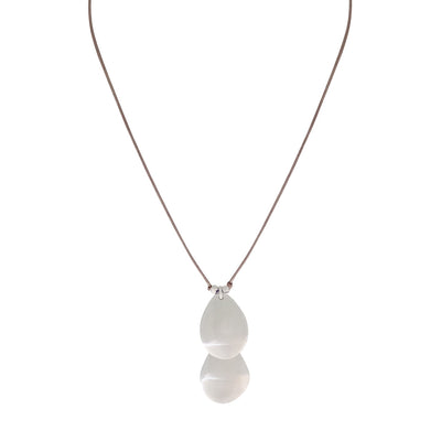 Our Pool Drop necklace is adjustable, water worthy and strong. Wear this Bronwen Jewelry for all your outdoor activities.