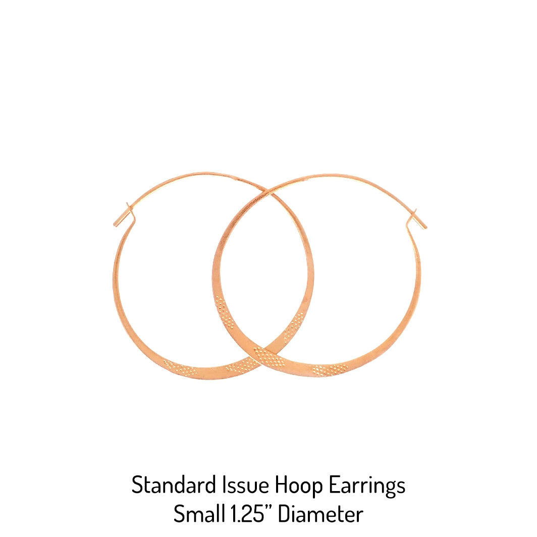 Standard Issue Hoop Earrings - Gold